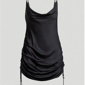 Wilfred slip dress w side ruching